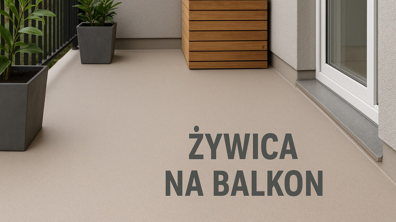 Żywica na balkon